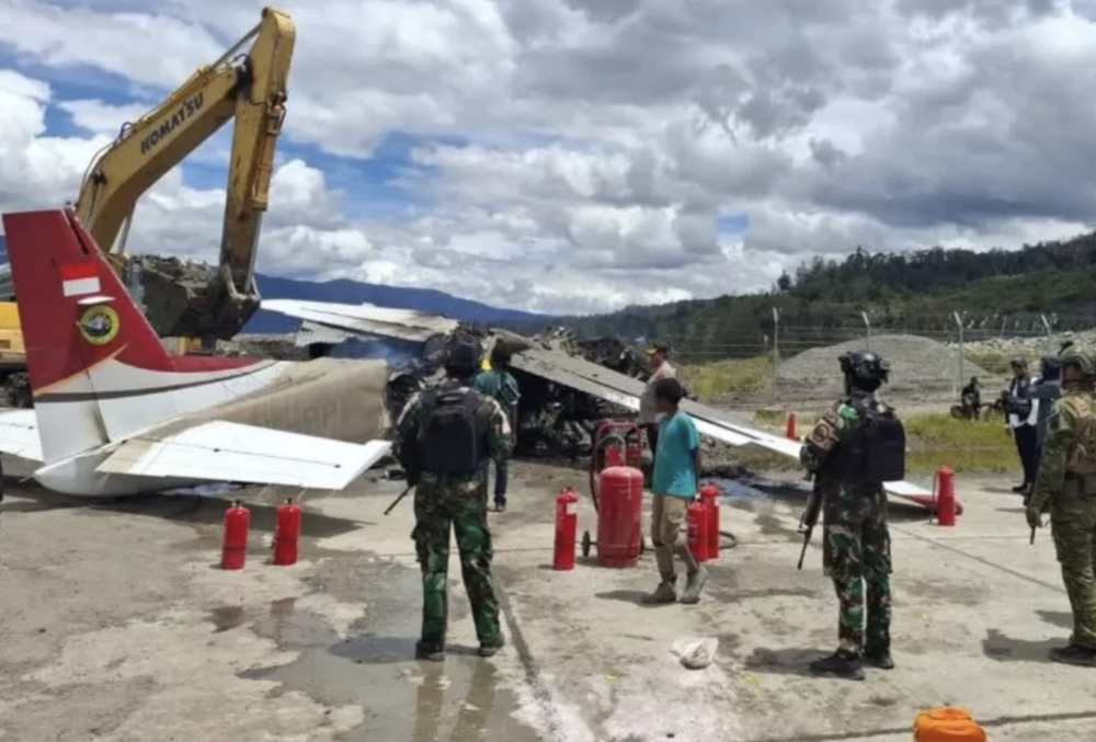Cessna 208B Grand Caravan EX PK-PPI overrun